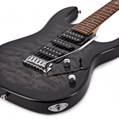 Ibanez GRX70QA Transparent Black Sunburst - Image 2