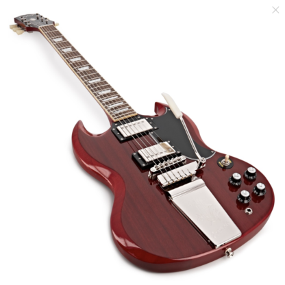 Epiphone SG Standard 61 Vintage Cherry Maestro Vibrola. - Image 2