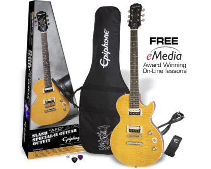 Epiphone P AFD Slash Les Paul Special II player pack