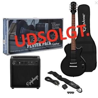Epiphone Player Pack Les Paul Ebony m. forstærker.