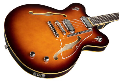 Duesenberg Grand Majesto Vintage Burst Cutaway / DM2-VB-S - Image 3
