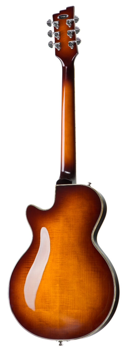 Duesenberg TV Full Hollowbody Vintage Burst / DTV-VB-HLW - Image 4