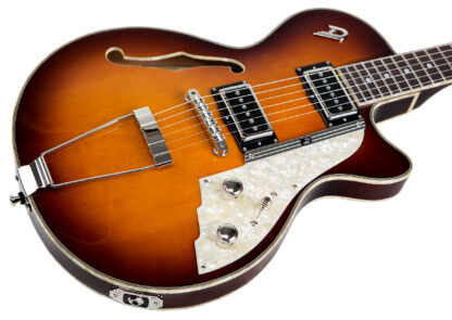 Duesenberg TV Full Hollowbody Vintage Burst / DTV-VB-HLW - Image 3