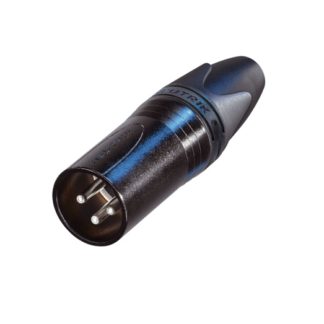 NEUTRIK NC3MXX-BAG 3P XLR KABELSTIK HAN, SORT