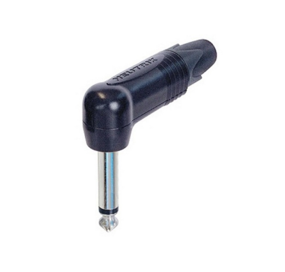 NEUTRIK NP2RX-BAG MONO JACKSTIK VINKEL, SORT HUS