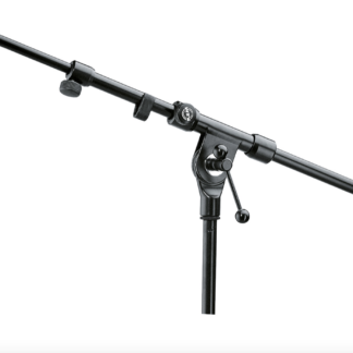 K&M 211/1 Mikrofonstativ svingarm, forskydelig, sort