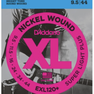 D'Addario EXL120+, XL Nickel Wound 9,5-44
