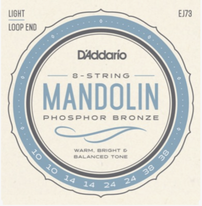 D'Addario EJ73 010 - 038 phosphor bronze mandolin strings