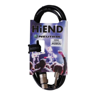 HiEnd with Neutrik XLR(hun)-til-jack-kabel 3 meter