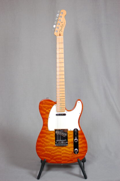 Fender Custom Shop Deluxe Telecaster Quilted Maple Top m. case (brugt, men meget velholdt, årgang 2012) - Image 2