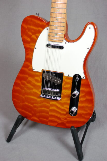 Fender Custom Shop Deluxe Telecaster Quilted Maple Top m. case (brugt, men meget velholdt, årgang 2012) - Image 3