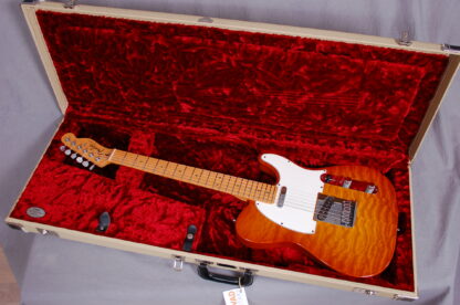 Fender Custom Shop Deluxe Telecaster Quilted Maple Top m. case (brugt, men meget velholdt, årgang 2012) - Image 16