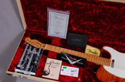 Fender Custom Shop Deluxe Telecaster Quilted Maple Top m. case (brugt, men meget velholdt, årgang 2012) - Image 18