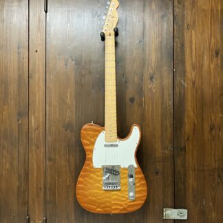Fender Custom Shop Deluxe Telecaster Quilted Maple Top m. case (brugt, men meget velholdt, årgang 2012)