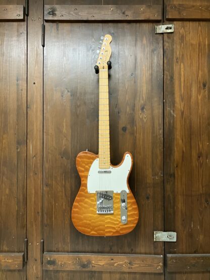 Fender Custom Shop Deluxe Telecaster Quilted Maple Top m. case (brugt, men meget velholdt, årgang 2012)