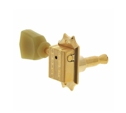 Grover Vintage (135 Series) 3+3 Tuners Gold - Image 4