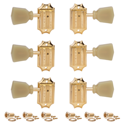 Grover Vintage (135 Series) 3+3 Tuners Gold