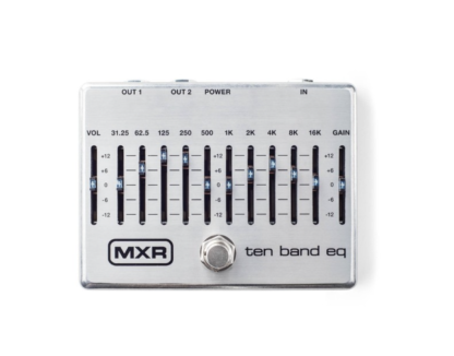 MXR M108S 10 Band EQ Silver m. strømadaptor