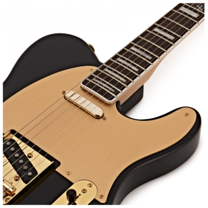 Squier 40th Anniversary Telecaster Gold Edition, Black. SOLGT - Image 2