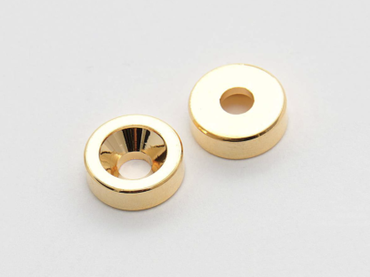 Göldo Neck Mounting Bushings / 12mm gold (12 stk)