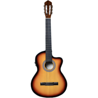 Santana Classical 20 SB spansk guitar sunburst m. pickup-system