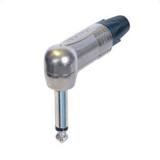 NEUTRIK NP2RX MONO JACKSTIK VINKEL, Chrom HUS