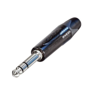 NEUTRIK NP3X-BAG STEREO JACKSTIK, SORT HUS