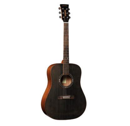 Santana Player D10 BK western-guitar black see through