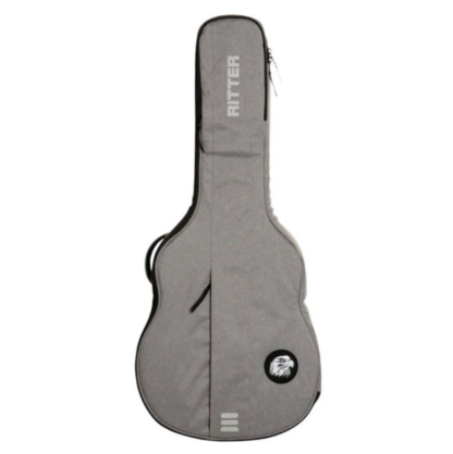 Ritter RGC3-SB/EGR Carouge taske til jumbo el 12- str. western-guitar elephant grey