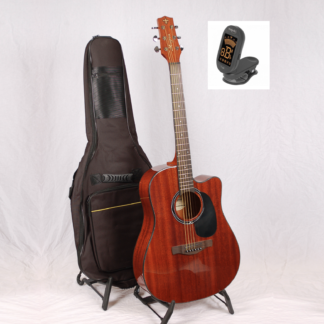Søvads Guitarpakke 6. Western guitar mahogni m. taske og tuner.