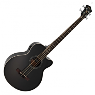 Ibanez AEB8E, Black acoustic bass