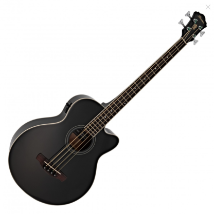 Ibanez AEB8E, Black acoustic bass