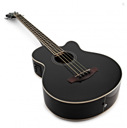 Ibanez AEB8E, Black acoustic bass - Image 6