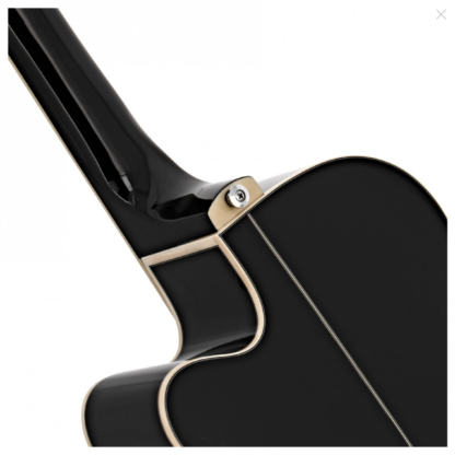 Ibanez AEB8E, Black acoustic bass - Image 5