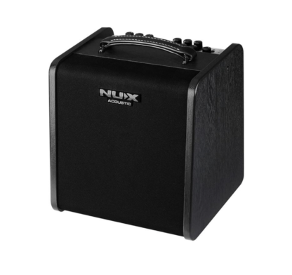 Nux AC-60 akustisk guitar-forstærker. Bluetooth, multieffekt, IR og rytmeboks/looper