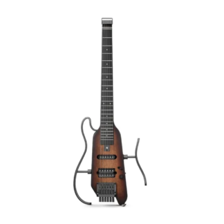 Donner HUSH-X silent el-guitar sunburst.