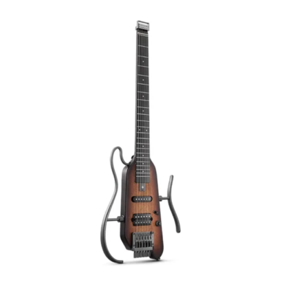 Donner HUSH-X silent el-guitar sunburst. - Image 7