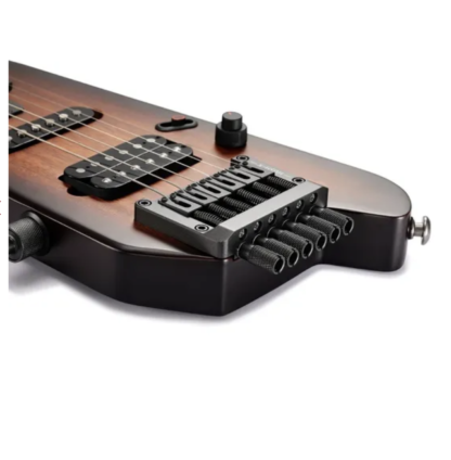 Donner HUSH-X silent el-guitar sunburst. - Image 2