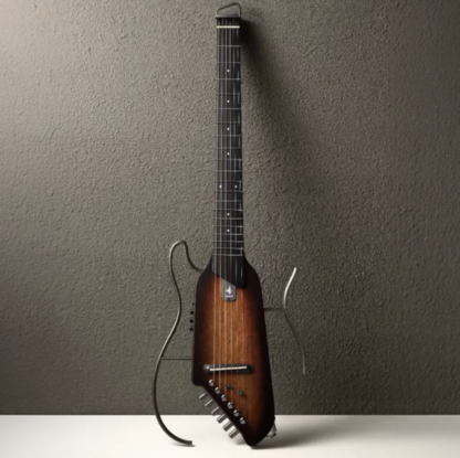 Donner HUSH-I silent western-guitar sunburst. Demo - Image 4