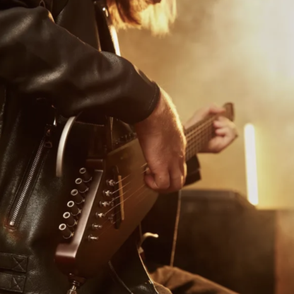 Donner HUSH-I silent western-guitar sunburst. Demo - Image 3