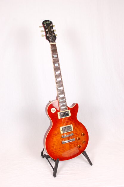 Epiphone Les Paul Cherry Sunburst Figured Top (brugt, årgang 90érne). SOLGT - Image 2
