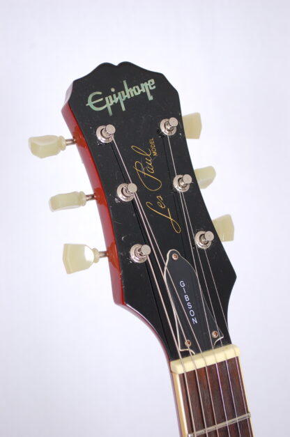 Epiphone Les Paul Cherry Sunburst Figured Top (brugt, årgang 90érne). SOLGT - Image 6