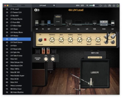 Nux NME-5 Trident guitar-multi-effekt. - Image 7