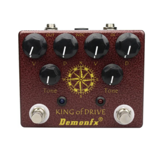Demonfx King of Drive guitar-overdrive-pedal. (brugt)