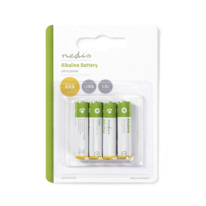 1,5 volt AAA alkaline batteri 4-pak