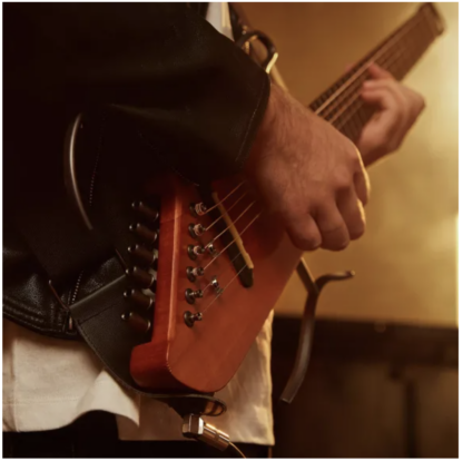 Donner HUSH-I silent western-guitar mahogni (brugt) - Image 5