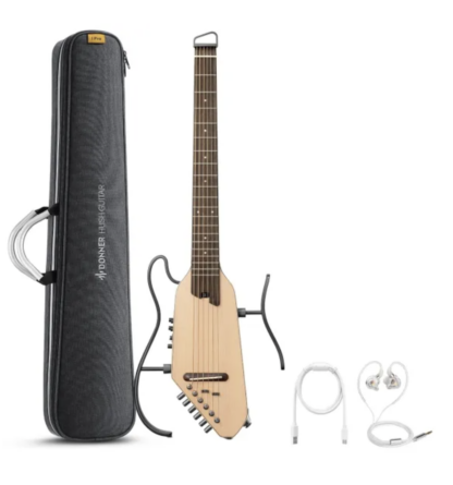 Donner HUSH-I PRO silent guitar nature. NYHED