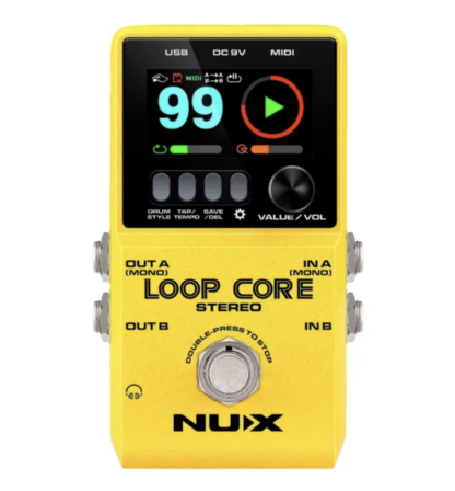 Nux Loopcore Stereo loop-guitar-pedal.
