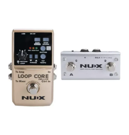 Nux Loop Core Deluxe Bundle loop-guitar-pedal