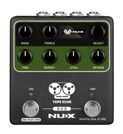 Nux NDD-7 Tape Echo Reverb guitar-effekt-pedal. NDD7
